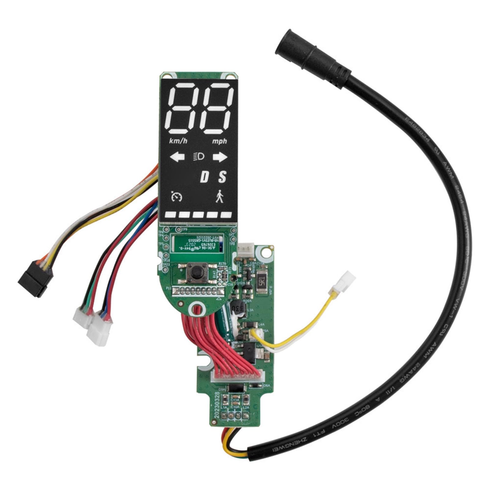 pumpumlia Leichte Instrumentententafel für Elektroroller, Armaturenbrett mit Multifunktionsdisplay aus stoßfesten Materialien pumpumlia Leichte Instrumentententafel für Elektroroller, Armaturenbrett mit Multifunktionsdisplay aus stoßfesten Materialien von pumpumlia