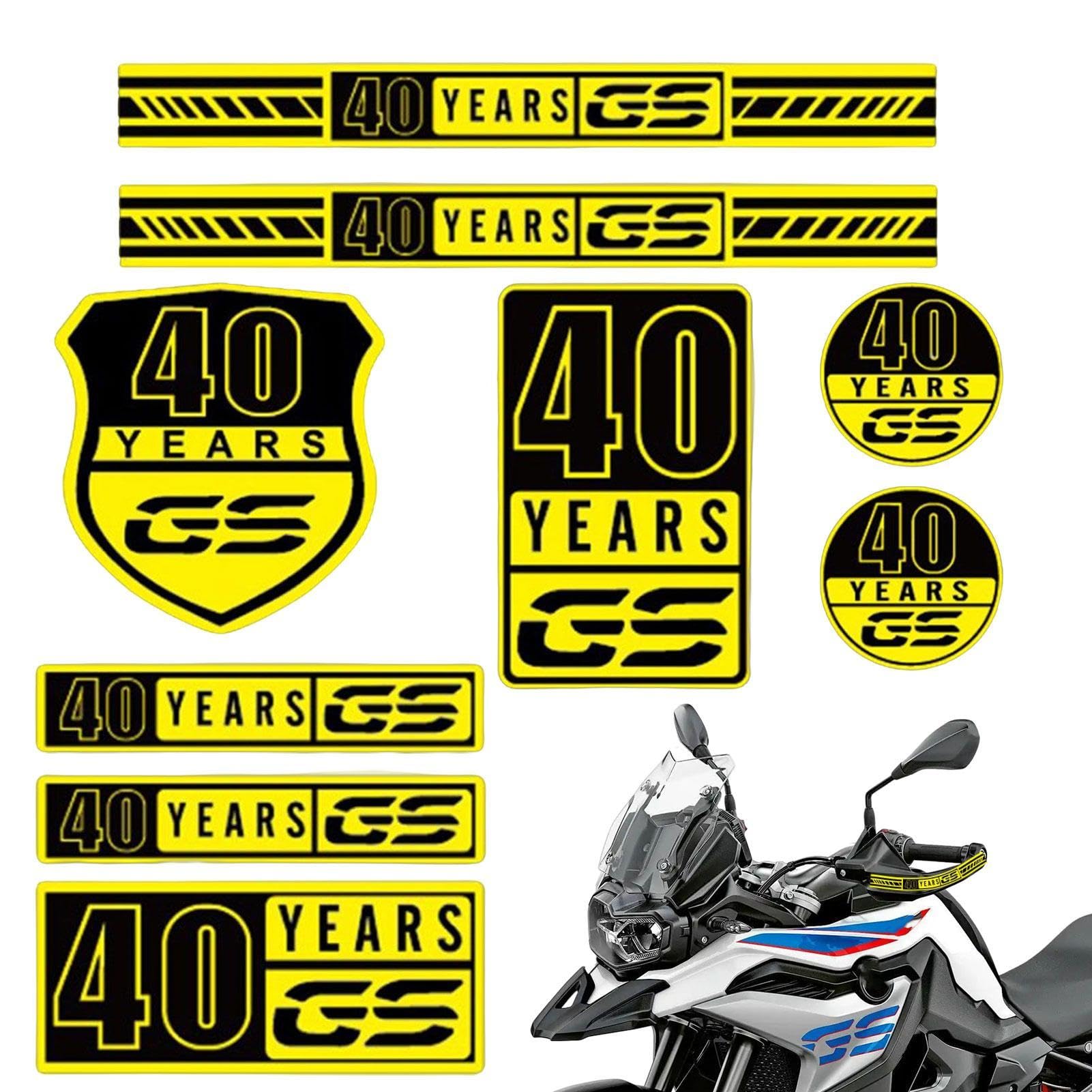 puzzlegame 40 Jahre GS Motorradaufkleber | GS 40 Jahre Motorrad Handschutz Aufkleber | GS Faring Shock Zubehör Aufkleber für F650/700/800/850GS G310GS R1200/1250GS puzzlegame 40 Jahre GS Motorradaufkleber | GS 40 Jahre Motorrad Handschutz Aufkleber | GS Faring Shock Zubehör Aufkleber für F650/700/800/850GS G310GS R1200/1250GS von puzzlegame