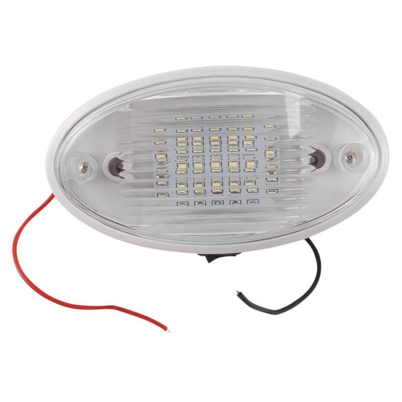 qiaoxin 12 V LED-Licht, mit Schalter, Wohnwagen, Wohnmobil, Boot, Vorzelt, Starthilfe, Tunnel, Weiß von qiaoxin