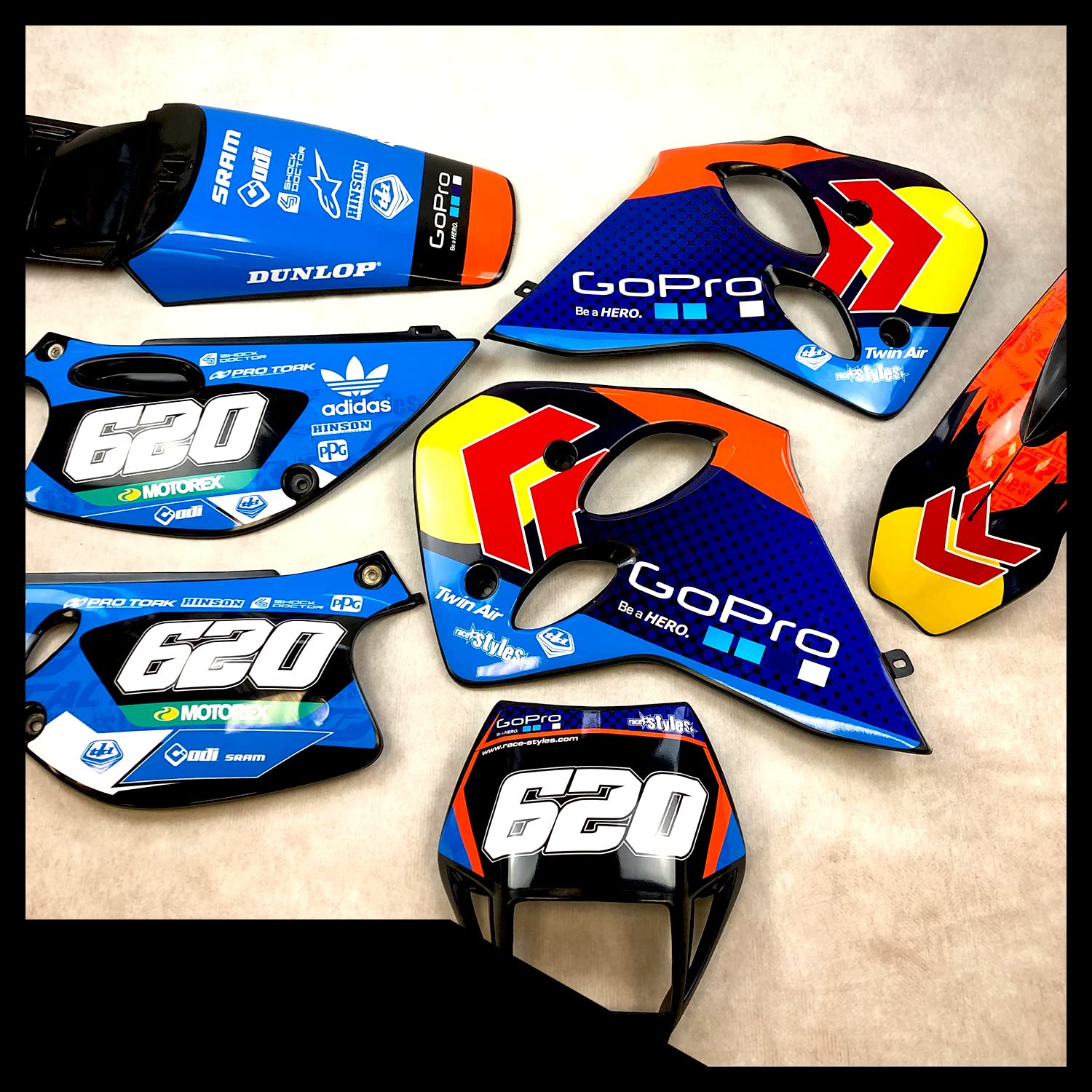 Aufkleber kompatibel mit KTM LC4 ab 1994-1998 LC4 EGS SC 400 | LC4 Duke SX SC EGS 620 |DEKOR Decals Graphics Aufkleber kompatibel mit KTM LC4 ab 1994-1998 LC4 EGS SC 400 | LC4 Duke SX SC EGS 620 |DEKOR Decals Graphics von race-styles