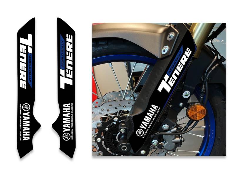 race-styles Aufkleber kompatibel mit Yamaha Tenere 700 World Raid Rally Extreme Dekor Aufkleber Gabelschützer von race-styles