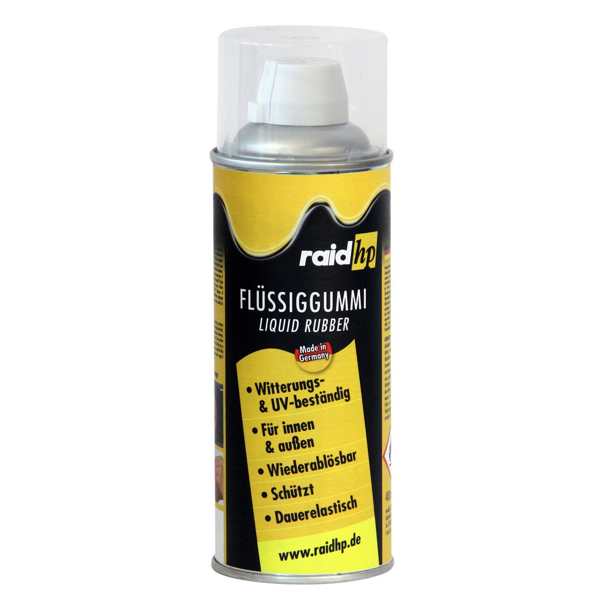 raid hp Flüssiggummi 400ml Sprühfolie Felgenfolie. Dauerelastische Gummierung für innen und außen für Auto Boot Motorrad Quad Fahrrad Freizeit Hobby, TRANSPARENT-MATT raid hp Flüssiggummi 400ml Sprühfolie Felgenfolie. Dauerelastische Gummierung für innen und außen für Auto Boot Motorrad Quad Fahrrad Freizeit Hobby, TRANSPARENT-MATT von Raid HP