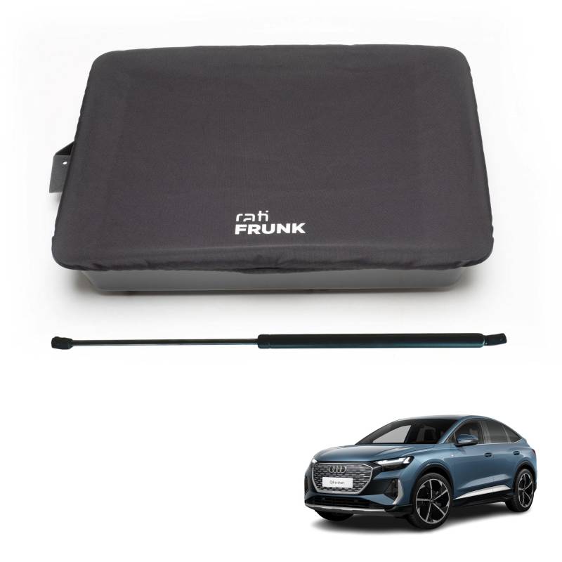 rati Frunk kompatibel für Audi Q4 e-tron 2021 - / Audi Q4 Sportback e-tron 2021 - extra Stauraum unter der Motorhaube, Front Kofferraum von rati