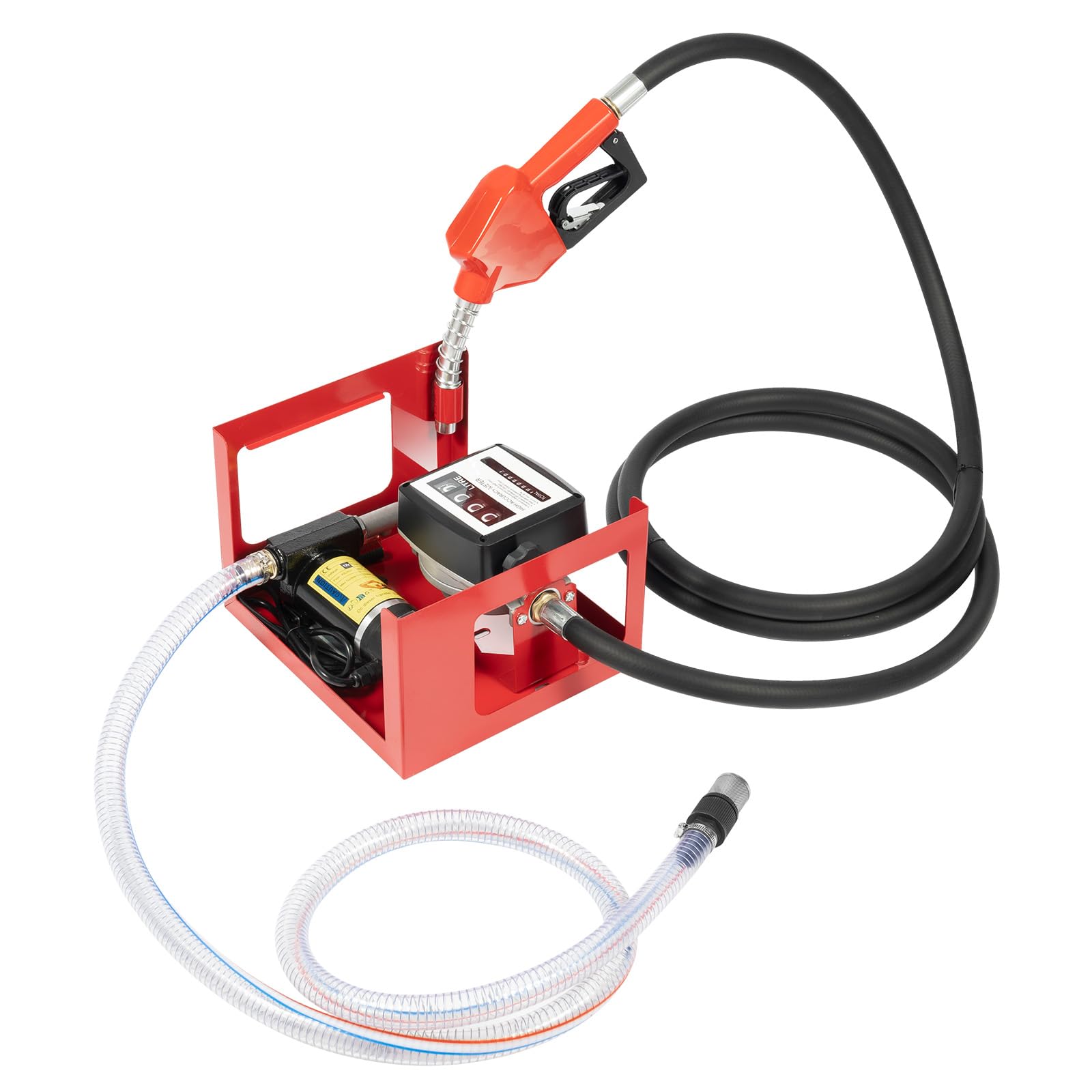 Elektrische Dieselpumpe Selbstansaugend 200W Komplett Set, Automatische Zapfpistole Mit Drehgelenk, Bequemes Tanken Mit 45L/Min DieselföRderung Elektrische Dieselpumpe Selbstansaugend 200W Komplett Set, Automatische Zapfpistole Mit Drehgelenk, Bequemes Tanken Mit 45L/Min DieselföRderung von ravixia