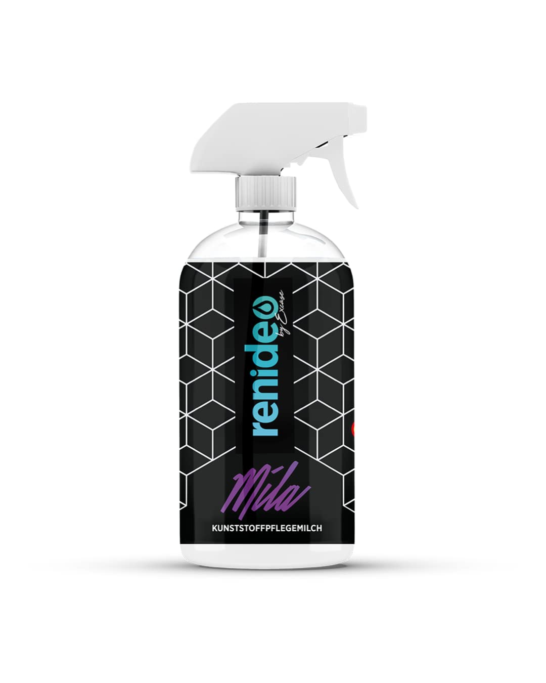 renideo Auto Pflegemilch - Mila - Lotion für Kunststoff, Leder und Holz, Cockpit Pflege gegen Risse, Feuchtigkeitspflege, Made in Germany, 500ml von renideo