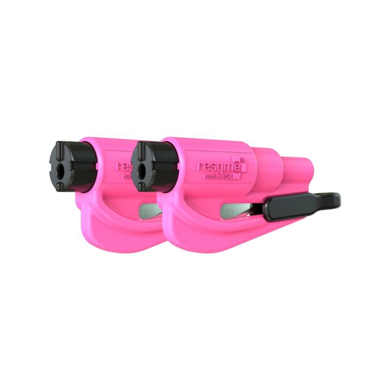 ResQMe GBO-RQMTWIN-PINK Das Rettungswerkzeug als Schlüsselanhänger, Rosa (Pink), 2er-Set von resqme