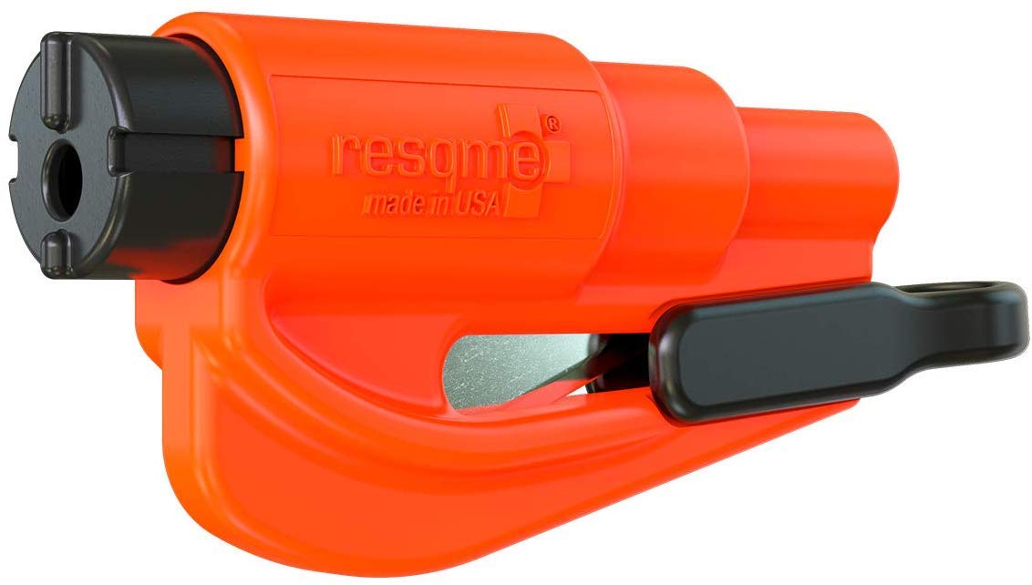 Resqme GBO-RQM-ORANGE Das Rettungswerkzeug als Schlüsselanhänger, Orange, 1er-Set von resqme
