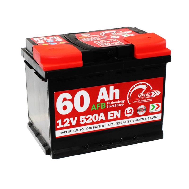 AUTOBATTERIE SPEED L2 AFB Technologie - 12V 60Ah 520A +DX von ricambi auto smc