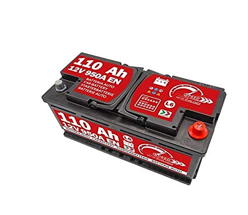 AUTOBATTERIE SPEED L6-110Ah 950A 12V +DX von ricambi auto smc