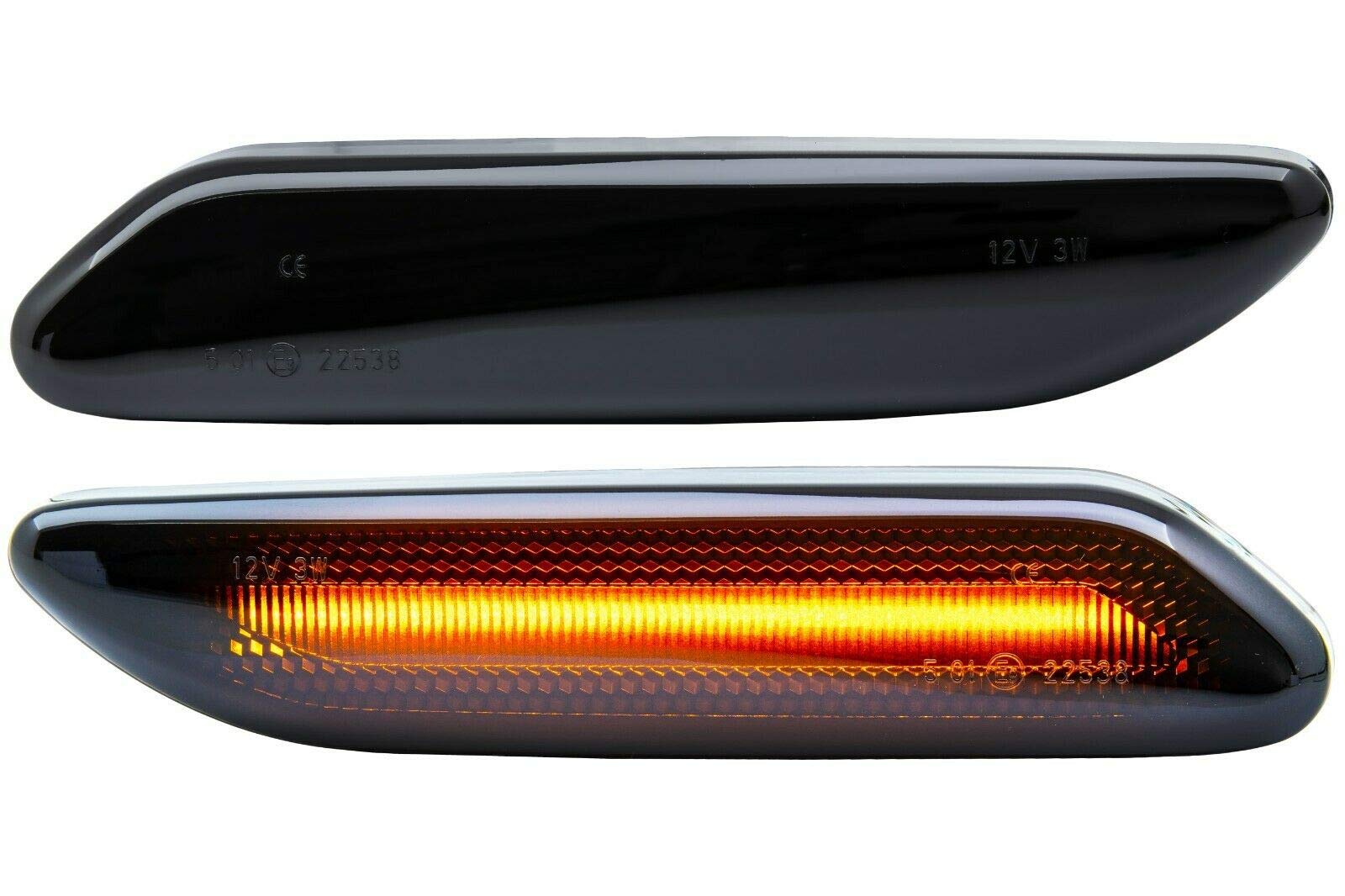 rm-style LED SEITENBLINKER schwarz Smoke [7140-1] von rm-style