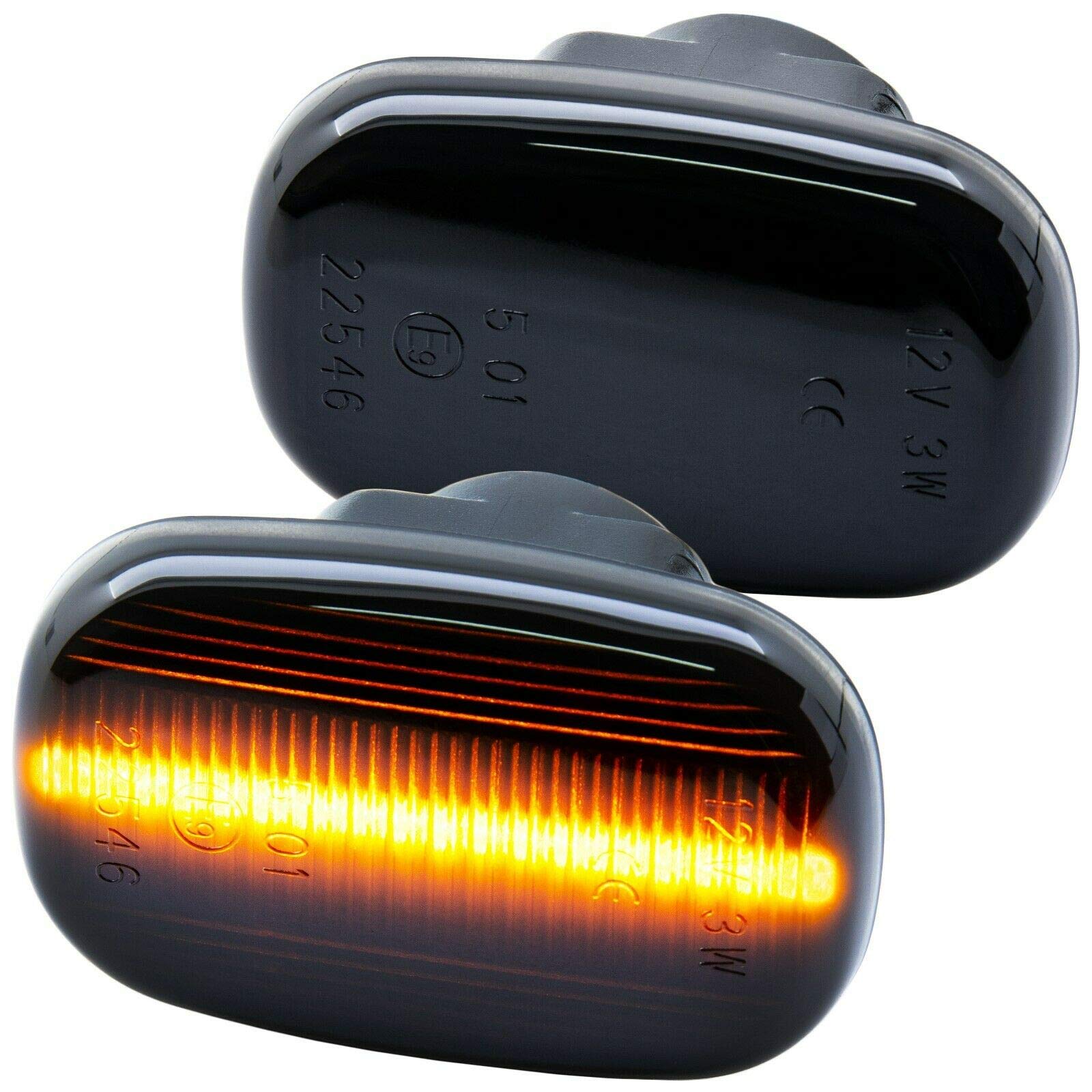 rm-style LED SEITENBLINKER schwarz Smoke [7732-1] von rm-style