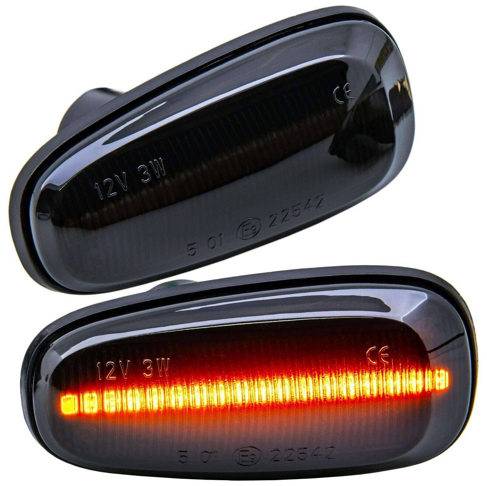 rm-style LED SEITENBLINKER schwarz kompatibel für alle Astra G | Zafira A [71011-1] von rm-style