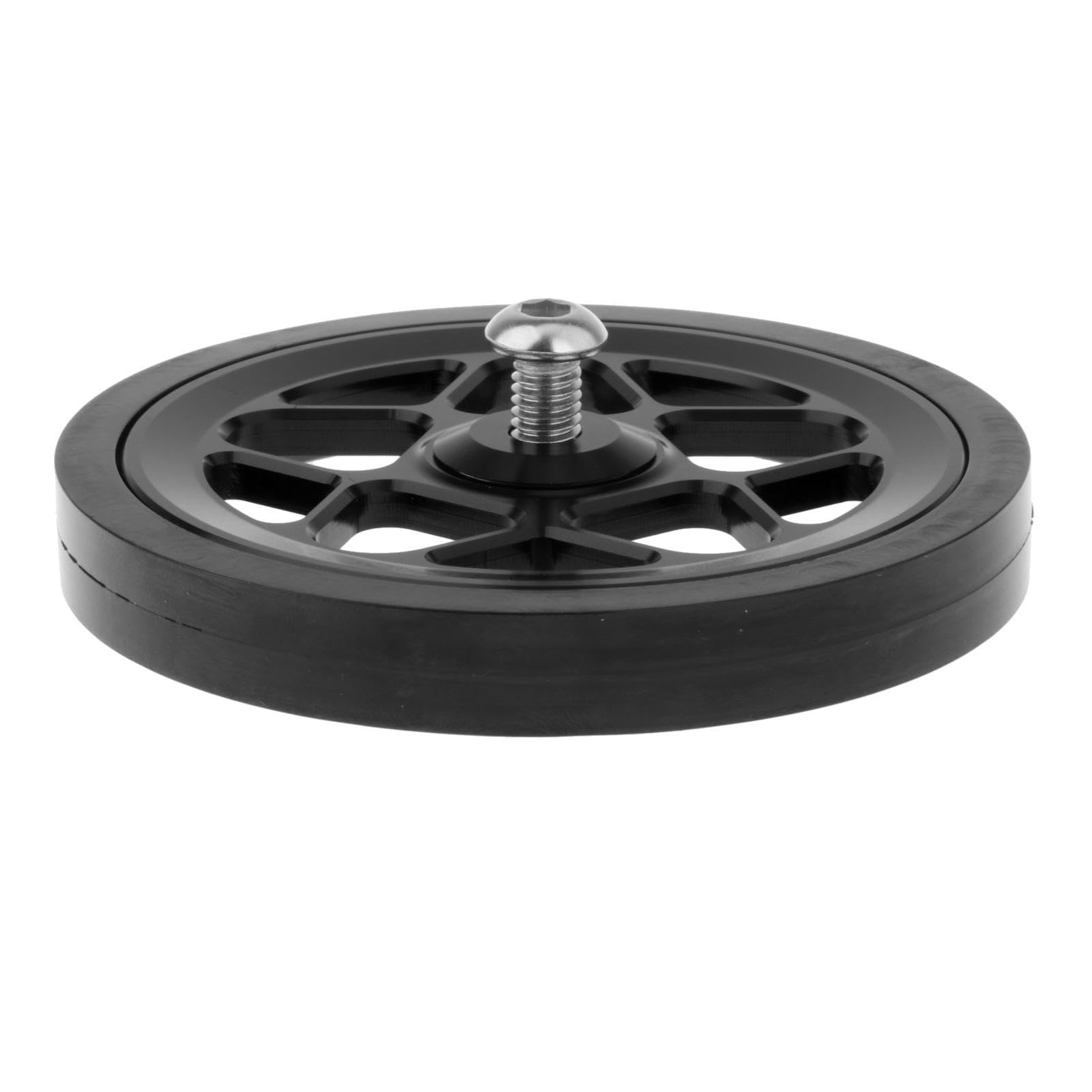 rockible Faltrad Easy Wheel Easywheel 80 Mm Zum Zusammenklappen von Fahrrädern, Abgedichtetes Lager, Rollendes Rad für Den Transport, Schieben, Zubehörteile, Schwarz von rockible