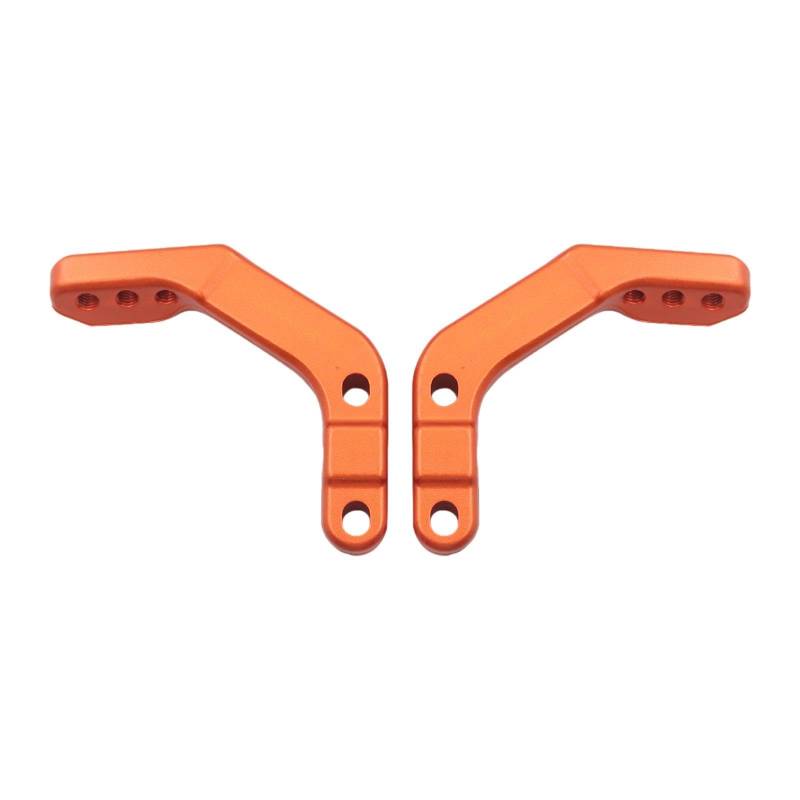 rockible Halterungen für Handschutz aus Aluminiumlegierung für 28 mm Lenker von Motorrädern und ATVs, Orange von rockible