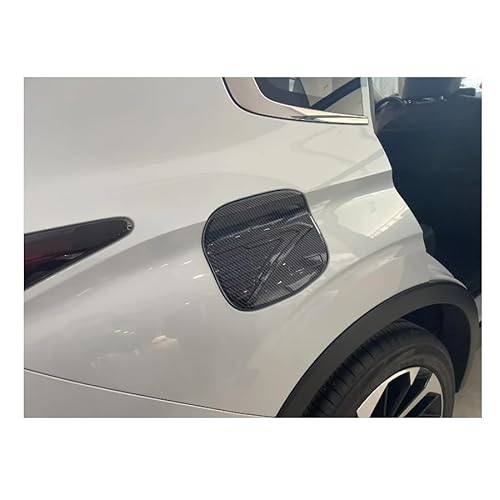 1 x schwarze Kohlefaser verchromte Auto-Tankdeckel-Karosserie-Dekoration, kompatibel mit Mitsubishi Outlander 2023, 2024, 2025, 2026 1 x schwarze Kohlefaser verchromte Auto-Tankdeckel-Karosserie-Dekoration, kompatibel mit Mitsubishi Outlander 2023, 2024, 2025, 2026 von rong-car1