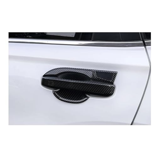 4 Stück schwarze Karbonfaser-Chrom-Außenkörper-Seitentürgriff-Abdeckung, Zierleiste, Schutz, kompatibel mit Honda CR-V CRV 2023 2024 2025 4 Stück schwarze Karbonfaser-Chrom-Außenkörper-Seitentürgriff-Abdeckung, Zierleiste, Schutz, kompatibel mit Honda CR-V CRV 2023 2024 2025 von rong-car1