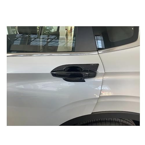 4 Stück schwarze Karbonfaser-Chrom-Außenkörper-Seitentürgriff-Abdeckung, Zierleiste, Schutzleiste, kompatibel mit Mitsubishi Outlander 2023 2024 2025 2026 4 Stück schwarze Karbonfaser-Chrom-Außenkörper-Seitentürgriff-Abdeckung, Zierleiste, Schutzleiste, kompatibel mit Mitsubishi Outlander 2023 2024 2025 2026 von rong-car1