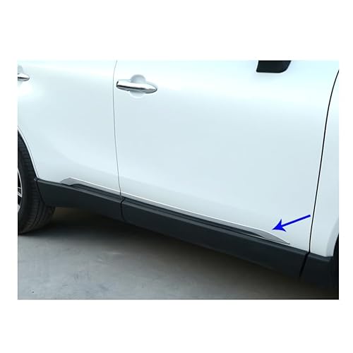 4 x ABS-Chrom-Karosserie-Seitentür-Schutzabdeckung, Zierleiste, Schutz, kompatibel mit Toyota Venza 2021 2022 2023 2024 2025 4 x ABS-Chrom-Karosserie-Seitentür-Schutzabdeckung, Zierleiste, Schutz, kompatibel mit Toyota Venza 2021 2022 2023 2024 2025 von rong-car1