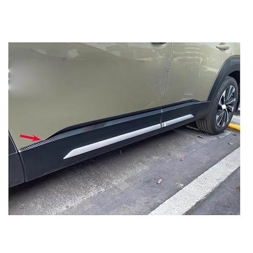 4 x ABS-Chrom-Kohlefaser-Auto-Außenkörper-Seitentür-Schutzabdeckung, Zierleisten-Schutz, kompatibel mit Mazda CX-50 CX50 2023 2024 2025 2026 4 x ABS-Chrom-Kohlefaser-Auto-Außenkörper-Seitentür-Schutzabdeckung, Zierleisten-Schutz, kompatibel mit Mazda CX-50 CX50 2023 2024 2025 2026 von rong-car1