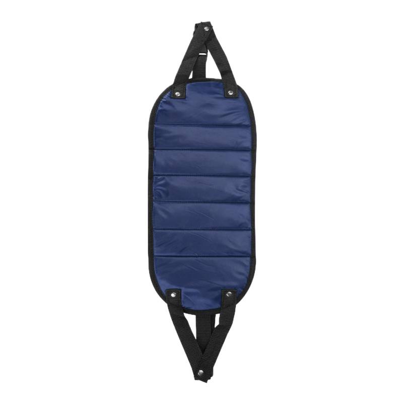 rongweiwang Verstellbare Fußstützenmatte für Reiseflugzeuge, Komfort in der Luft, Polyester, faules Artefakt, Reiseartefakt, Büro Fußstützenmatte, dunkelblau von rongweiwang