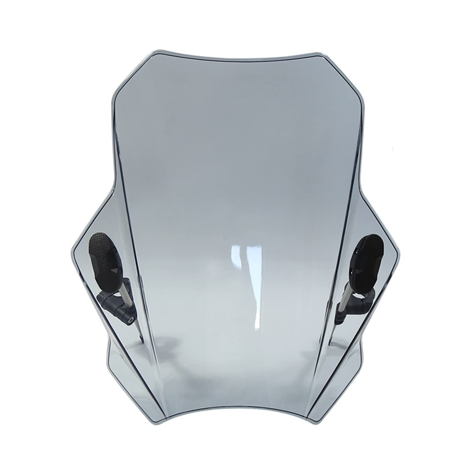 Motorrad Windschutzscheibe Für Kawasaki Für Vulcan S 650 EN650 VN 2015-2022 Motorrad Windschutz Windschutz Schild Halterung (Größe : B Light Grey) von roushi