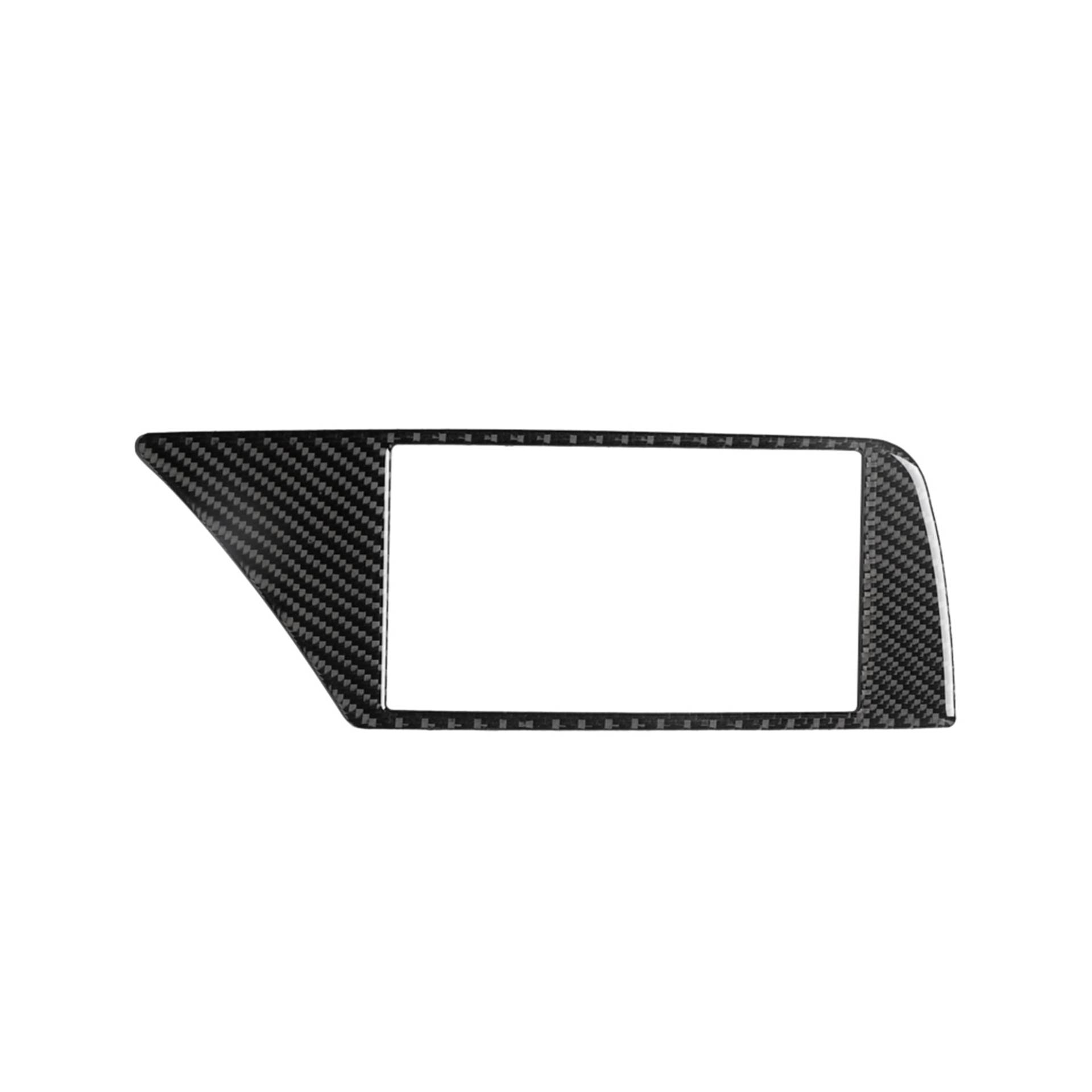 rrx Kohlefaser Innenverkleidung Rahmen Abdeckung Verkleidung kompatibel mit Audi A4 B8 A5 8T 2009-2016 (Navi Display Screen Frame 18) von rrx