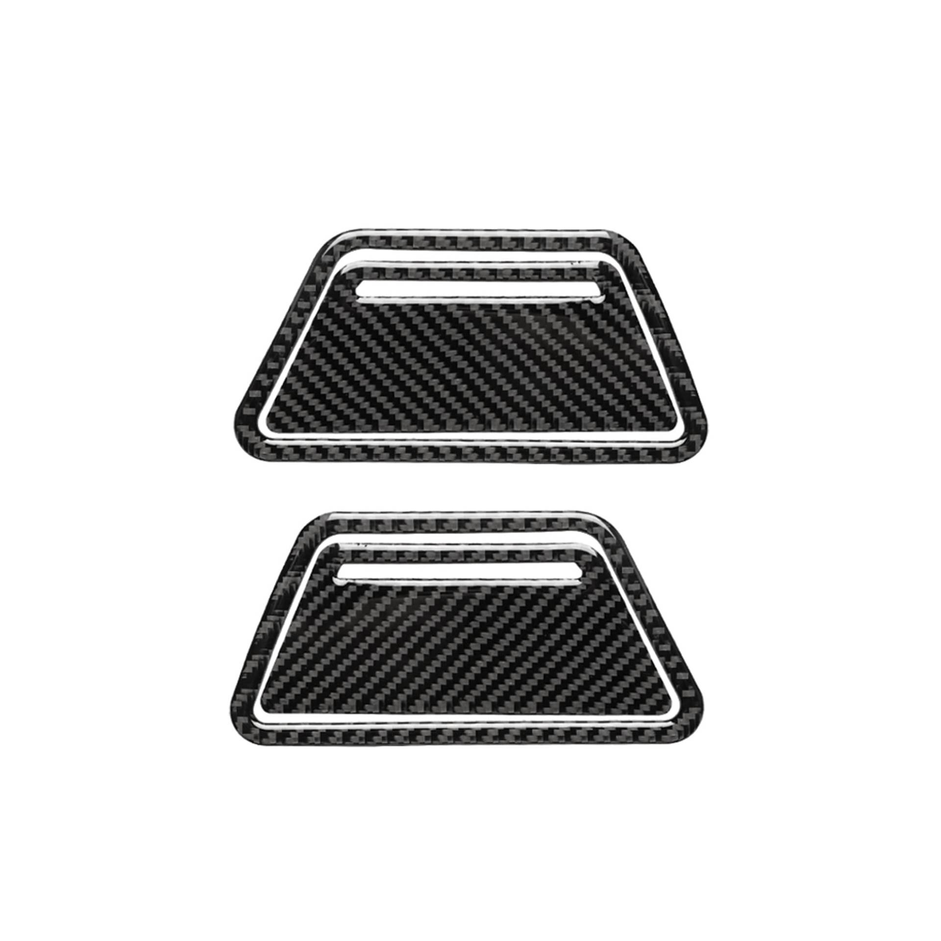 rrx Carbon Fiber Interior Panel Frame Cover Trim Compatible with Audi A6 A7 C7 Typ 4G 2011-2018 (Rear Door Ashtray Cover Trim) von rrx