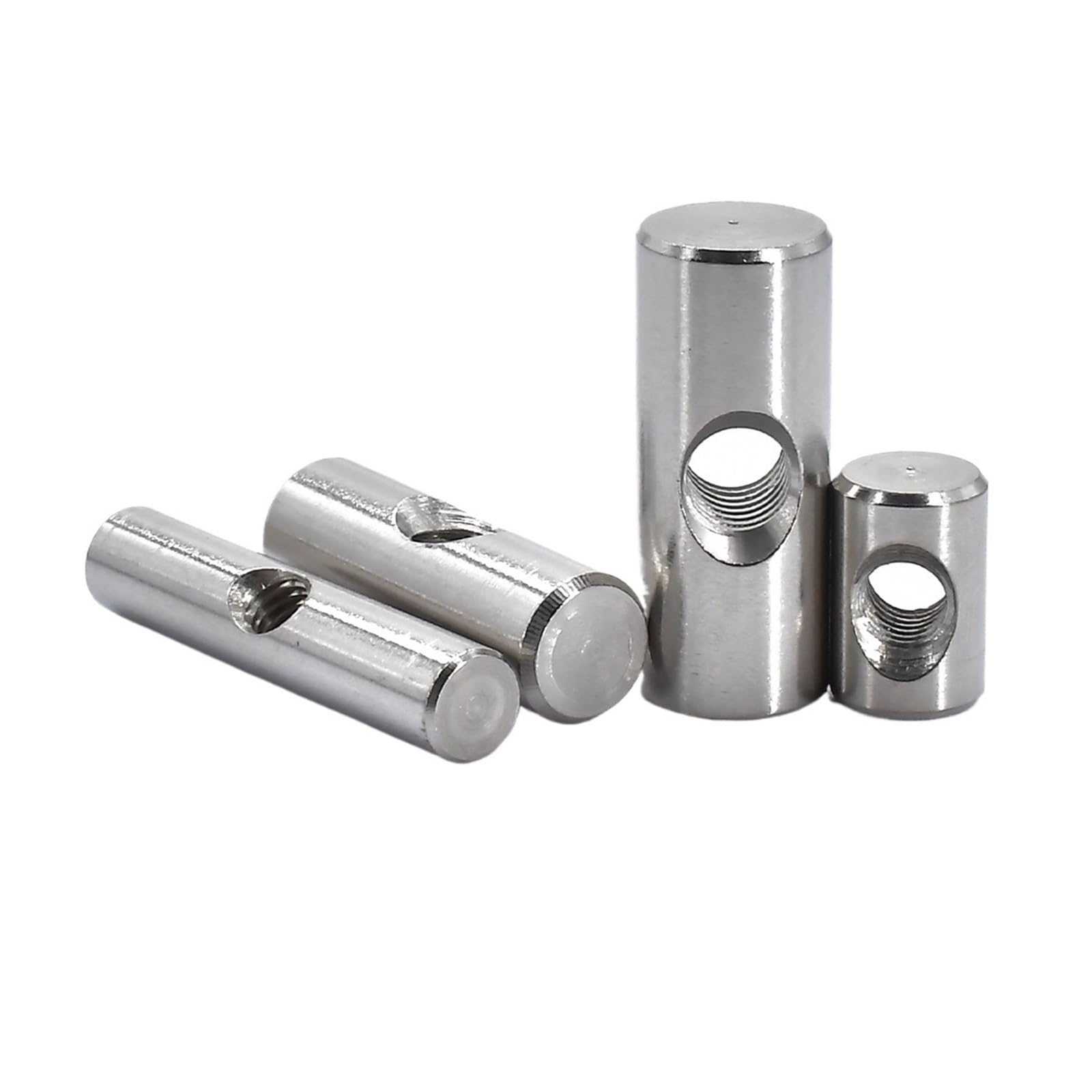 runhuabaihuo Cross Hole Barrel Nut 304 Stainless Steel Bolts Cylindrical Pin Dowel Hammer Embedded Nut For Wood Furniture Accessories M4 M5M6(M6x28 (5pcs)) von runhuabaihuo