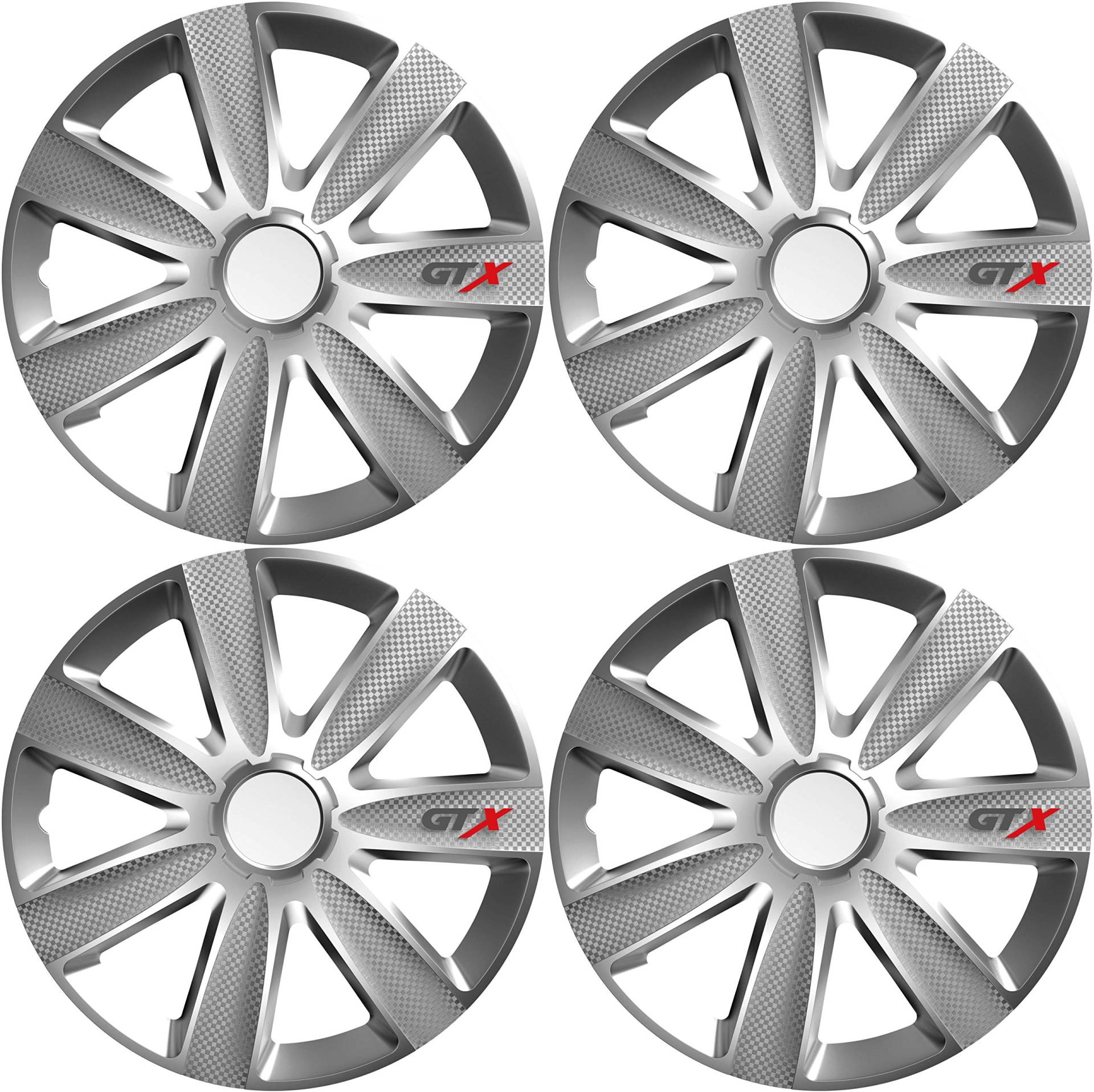 Sakura GTXCARBON14 Sakura Radzierblende Radkappe Set von 4 Passform Universal, GTX Carbon, 14 Zoll Sakura GTXCARBON14 Sakura Radzierblende Radkappe Set von 4 Passform Universal, GTX Carbon, 14 Zoll von sakura