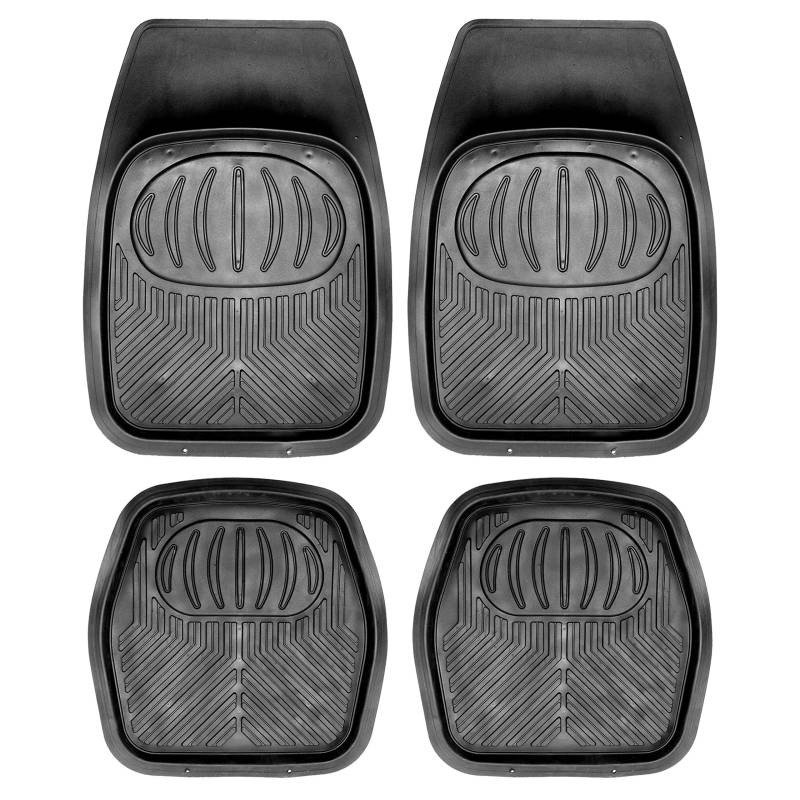 Sakura SS5432 Deep Dish Autoteppich, schwarz, universal, 4-teilig von sakura