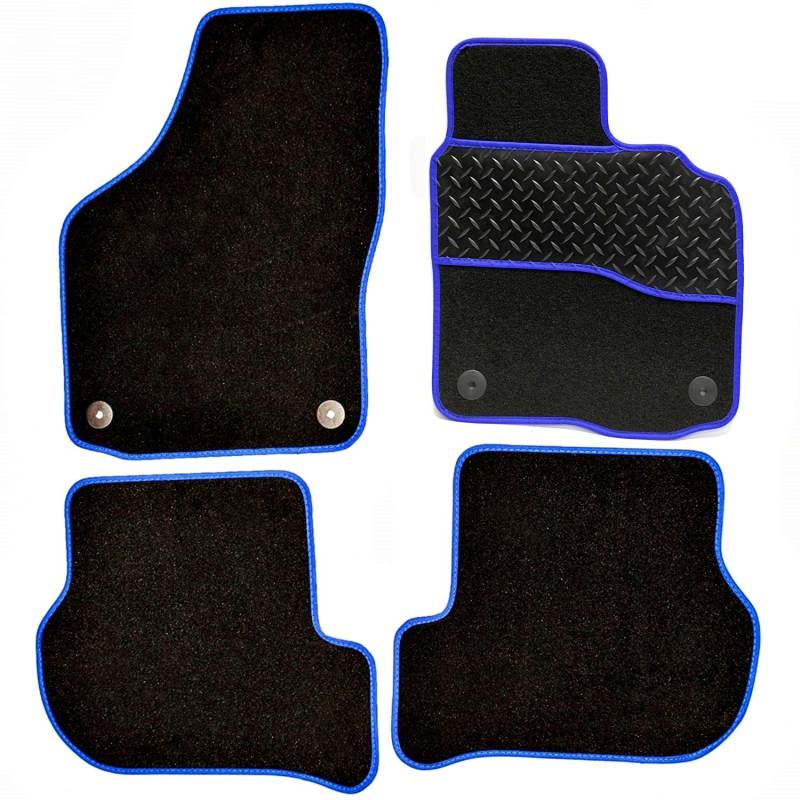 Sakura WW8192BU Fußmatte, Rubber Heelpad, Blauer Rand, Stück: 1 von sakura
