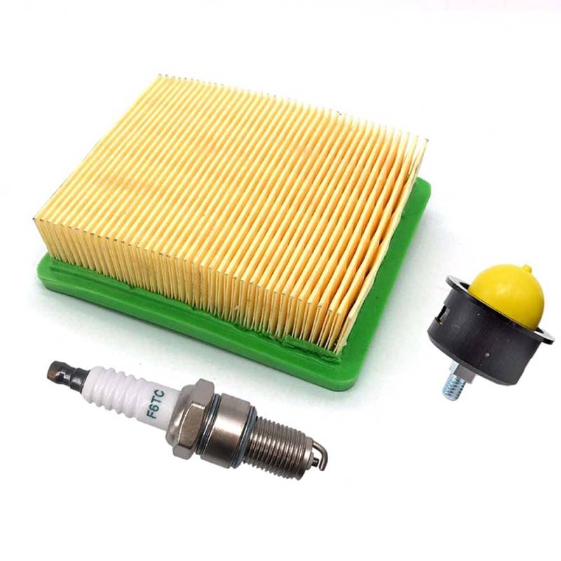 sallygardens Luftfilter mit Zündkerze Benzinpumpe für Fuxtec FX-RM1855 FX-RM1860 FX-RM2060 FX-RM4639 FX-RM5196 eS FX-RM5196PRO FX-RM 5.0 5.5 Rasenmäher von PGONA