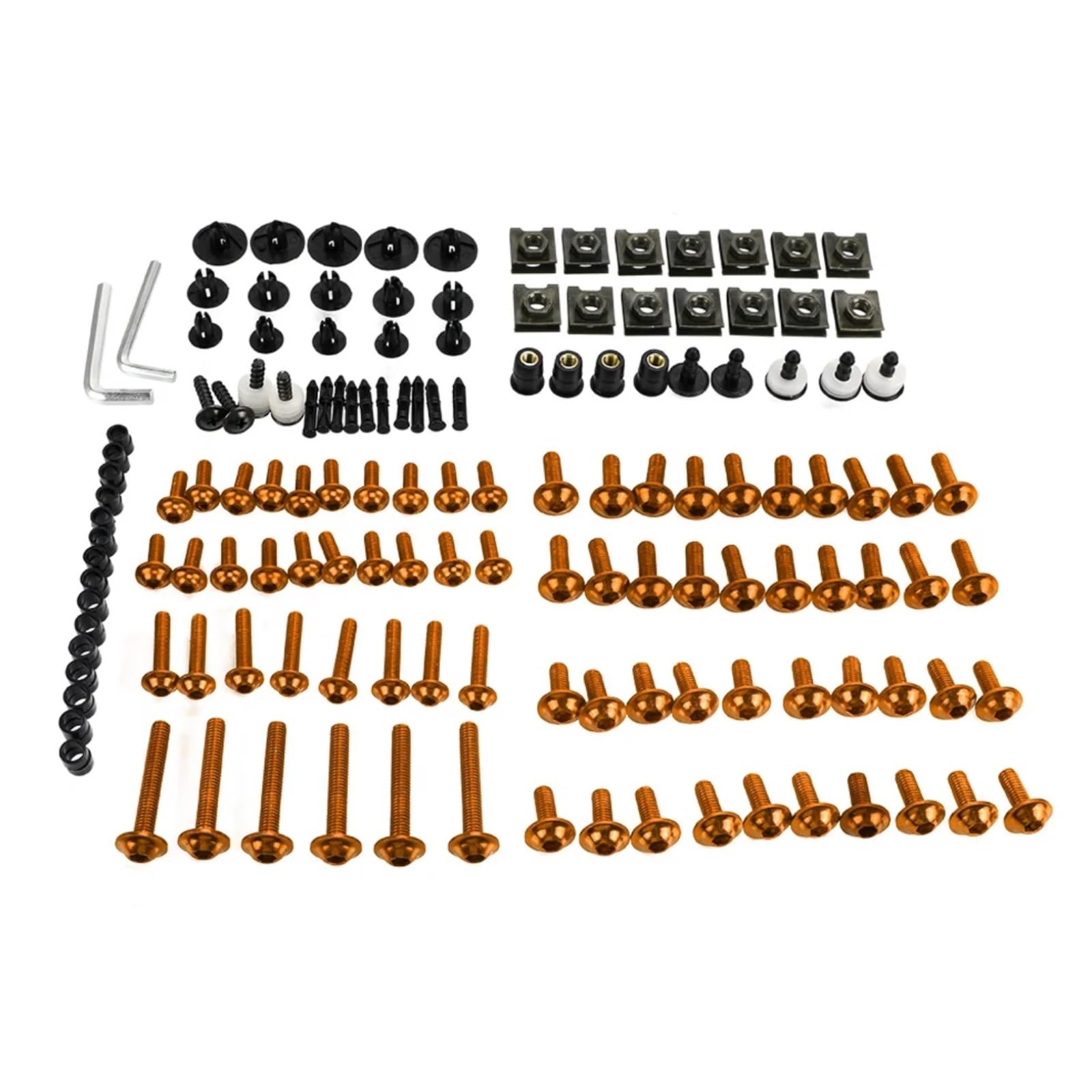 Motorcycle Schrauben Klemmen Kompatibel Mit Yamaha Für Tenere 1200 700 Für TMAX500 M6 M5 Verkleidungsschrauben-Set Karosserie-Befestigungselemente Schrauben Mutter Batterie-Anschlussschrauben(Orange) Motorcycle Schrauben Klemmen Kompatibel Mit Yamaha Für Tenere 1200 700 Für TMAX500 M6 M5 Verkleidungsschrauben-Set Karosserie-Befestigungselemente Schrauben Mutter Batterie-Anschlussschrauben(Orange) von sanehou