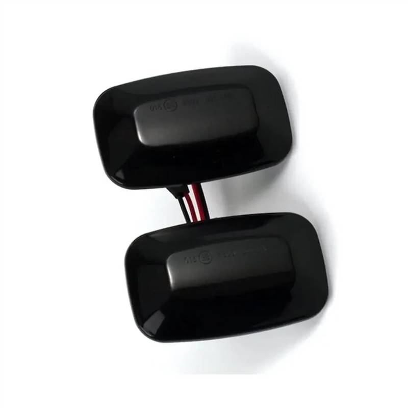 Rear View Spiegelblinker Kompatibel Mit Toyota Für Land Für Cruiser 70 80 1990-1997 Für 100 1998-2007 Dynamische Blinker-Seitenmarkierungsleuchten Sequentielle Blinkerlampen(Smoked Type) von sanehou