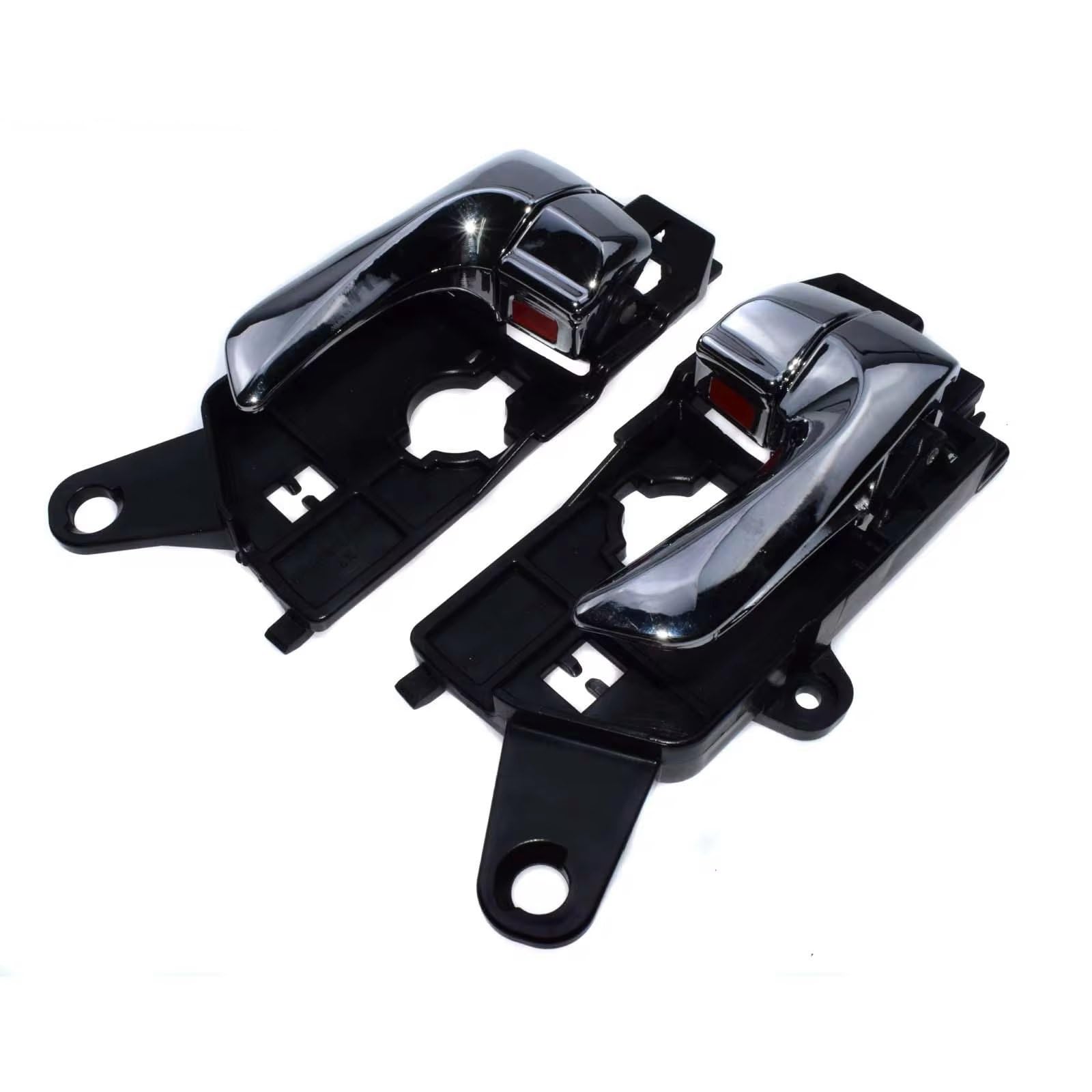 Türgriff Innen auto Kompatibel Mit Hyundai Für Sonata 2008–2010 Schwarzer/chromfarbener Innentürgriff Vorne Hinten Links Rechts 82610-3K530 82620-3K530 83620-3K520 83610-3K520(Chrome,Front pair) von sanehou