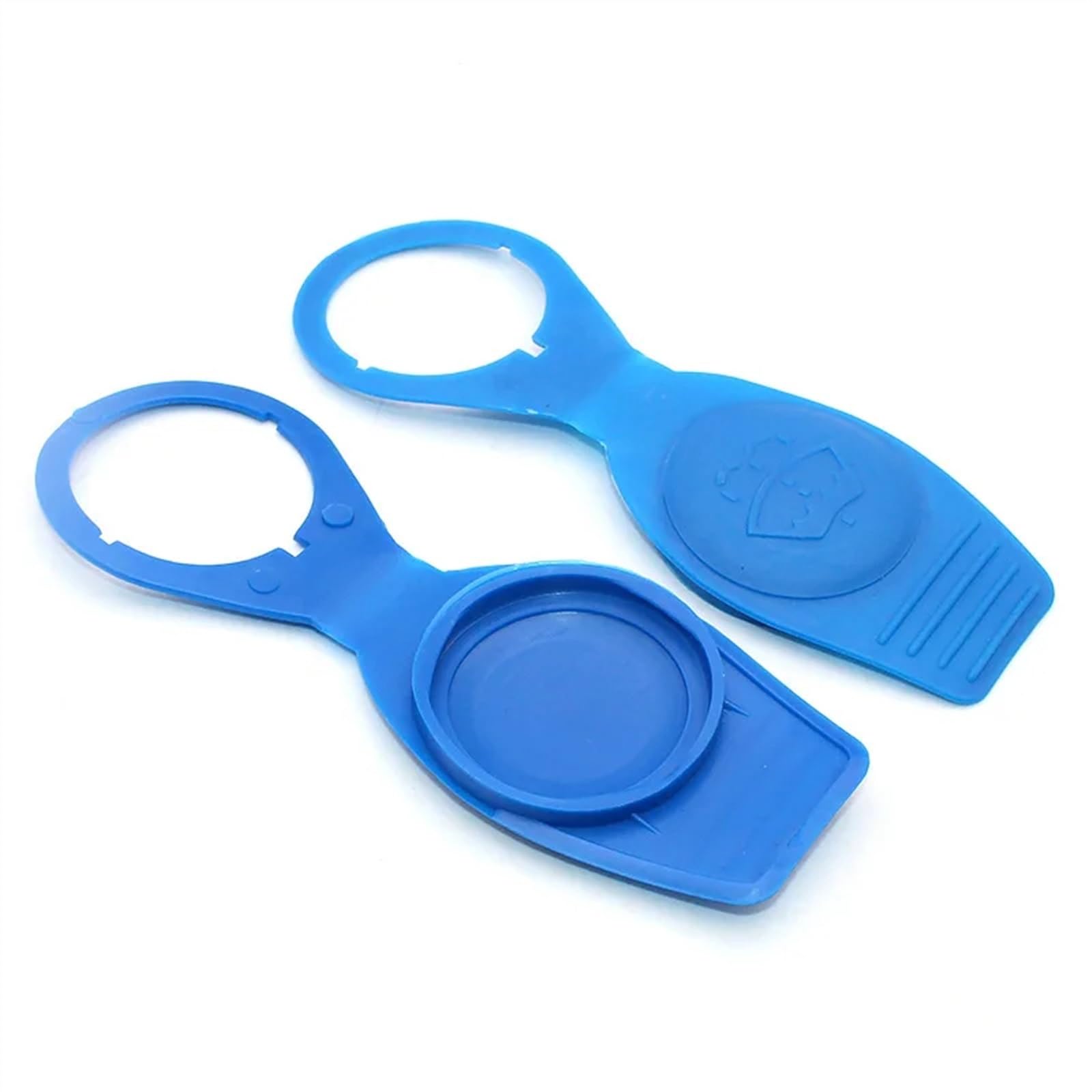 sanehou Deckel Wischwasserbehälter Kompatibel Mit VW Für Touareg 2004 2005 2006 2007 2008 Auto-Scheibenwischer-Waschwassertank-Flaschenbehälterdeckel Auto-Wischer-Waschdeckel(2pcs) von sanehou