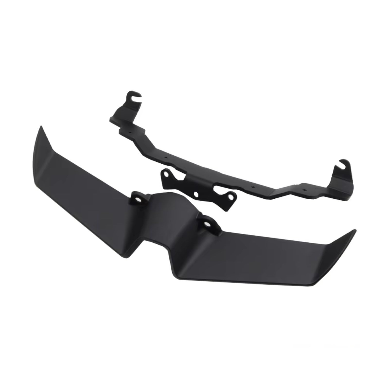 sanehou Motorrad Seitenspoiler Kompatibel Mit Yamaha Für MT-10 Für MT10 SP 2022 2023 2024 Für Sport-Abtrieb Für Nackte Front-Forntal-Spoiler, Aerodynamische Flügelabweiser(Glossy Black) von sanehou