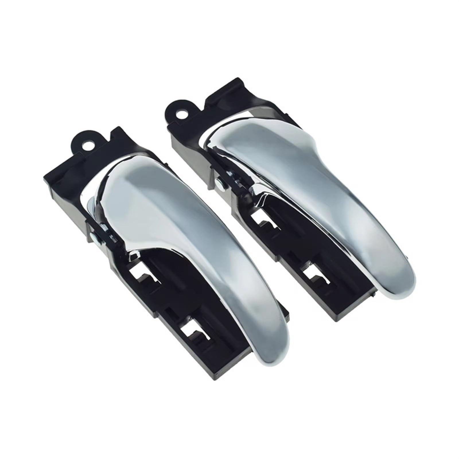 sanehou Türgriff Innen Auto Kompatibel Mit Ford Für 1999–2003 Vorne Links Rechts Bündiger Chrom-Innentürgriff Autozubehör OE: XL3Z1521819AA-PFM 8L3Z15219A64AA-PFM(Left and Right) von sanehou