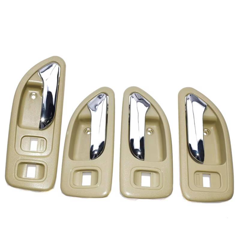 sanehou Türgriff Innen Auto Kompatibel Mit Für Accord 1994–1997 4 Stück Vorne Hinten Links Rechts Beige Türinnengriff 72165SV4A02ZC 2125SV4013Z 72665SV4013Z 72625SV4013ZC von sanehou