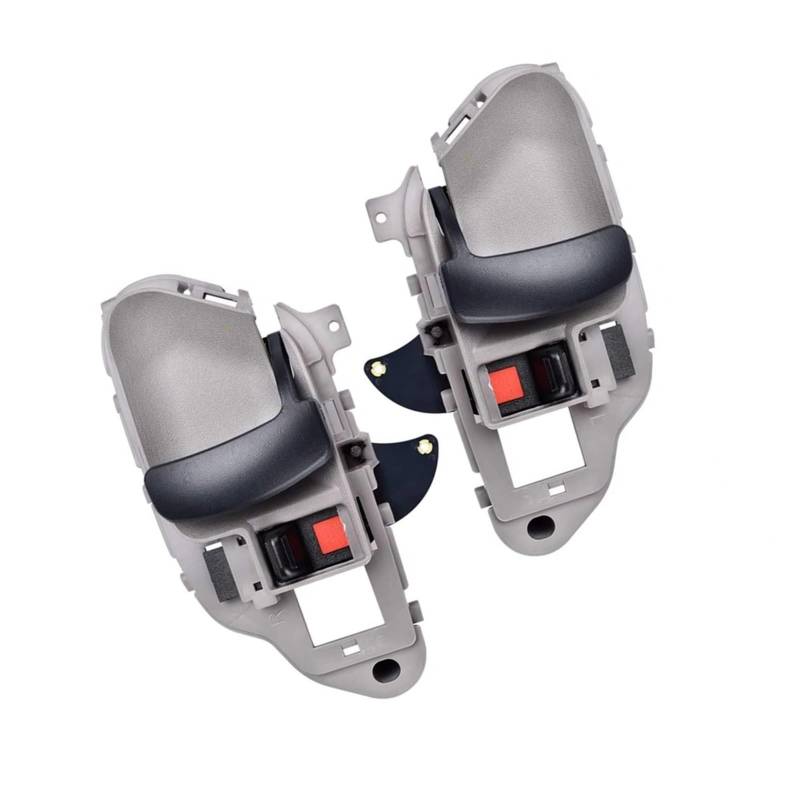sanehou Türgriff Innen Auto Kompatibel Mit GMC Für K1500 K2500 K3500 1995–2000 Auto-Verbrauchszubehör Türgriffe Innen Grau Links Rechts 15708043 15708044 von sanehou