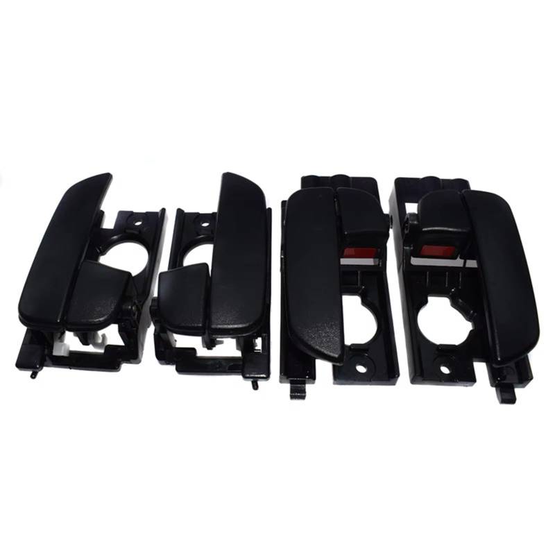 sanehou Türgriff Innen Auto Kompatibel Mit Hyundai Für Accent 2006–2011 4 Stück Vorne Hinten Links Rechts Innen Türgriff OE: 82610–1E000 82620–1E000 83610–1E000 83620–1E000 von sanehou