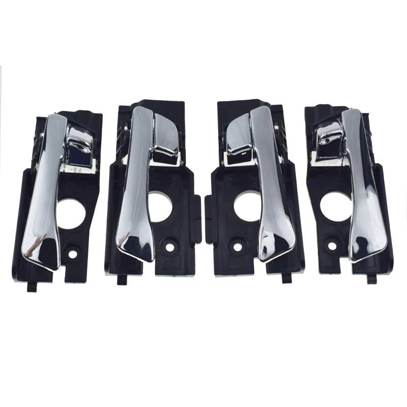 sanehou Türgriff Innen Auto Kompatibel Mit Hyundai Für Accent 2012–2017 Vorne Hinten Links Rechts Glänzendes Chrom Innen Innen Türgriff OEM: 826101R000 826201R000(4 PCS) von sanehou