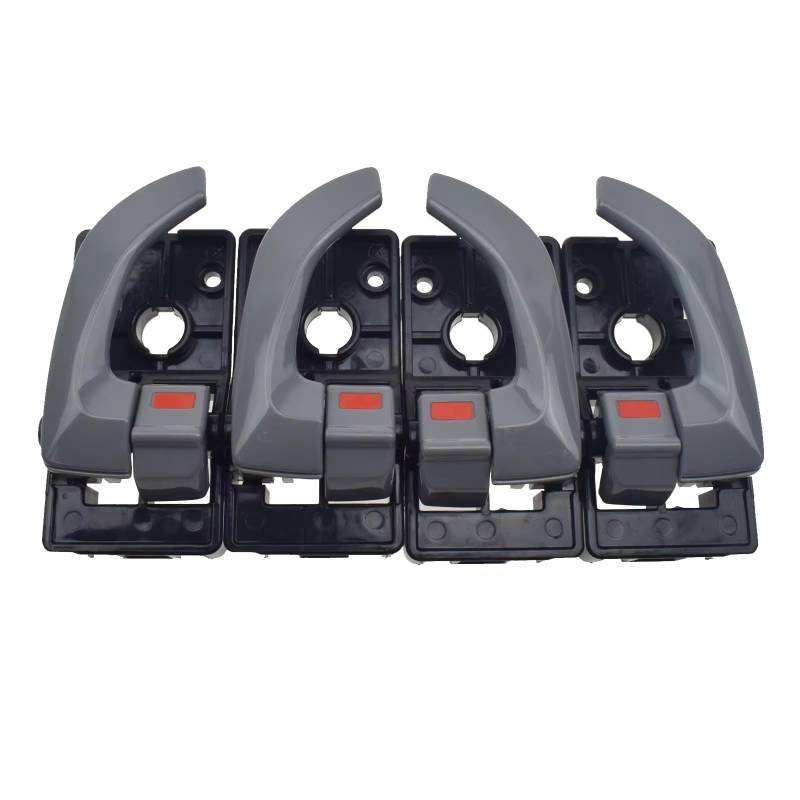 sanehou Türgriff Innen Auto Kompatibel Mit Hyundai Für Tucson 2005 2006 2007 2008 2009 4 Stück Grau Für Links Und Rechts Bündige Innentürgriffe OEM: 826102E000 826202E000 von sanehou