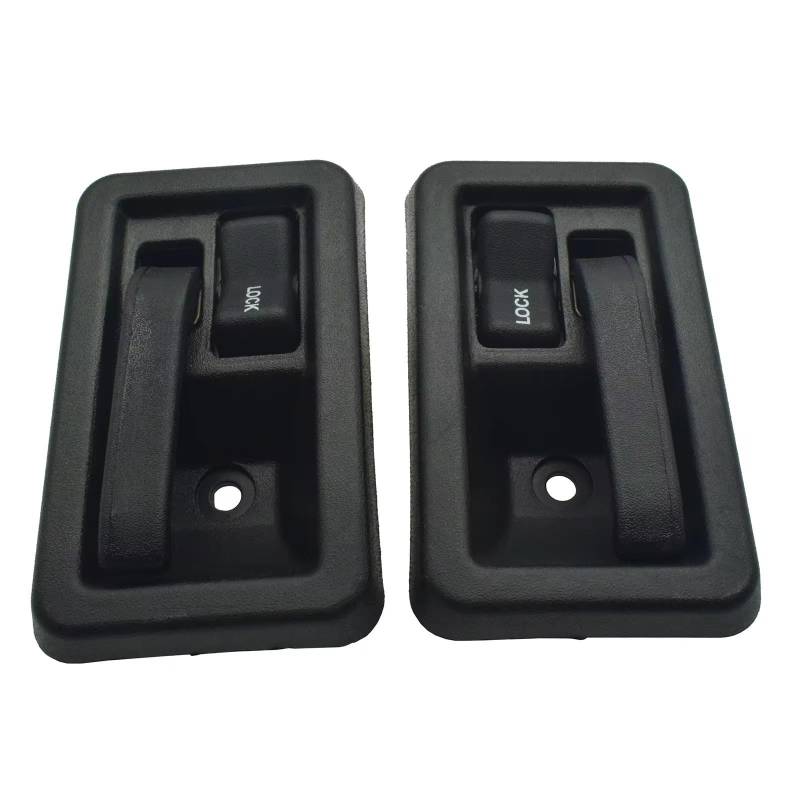 sanehou Türgriff Innen Auto Kompatibel Mit Jeep Für Wrangler YJ TJ 1987-2004 Innentürgriffe Innen Links Rechts Bündige Autotürgriffe Zubehör OEM: 55176476AB 55176477AC(1 Pair) von sanehou