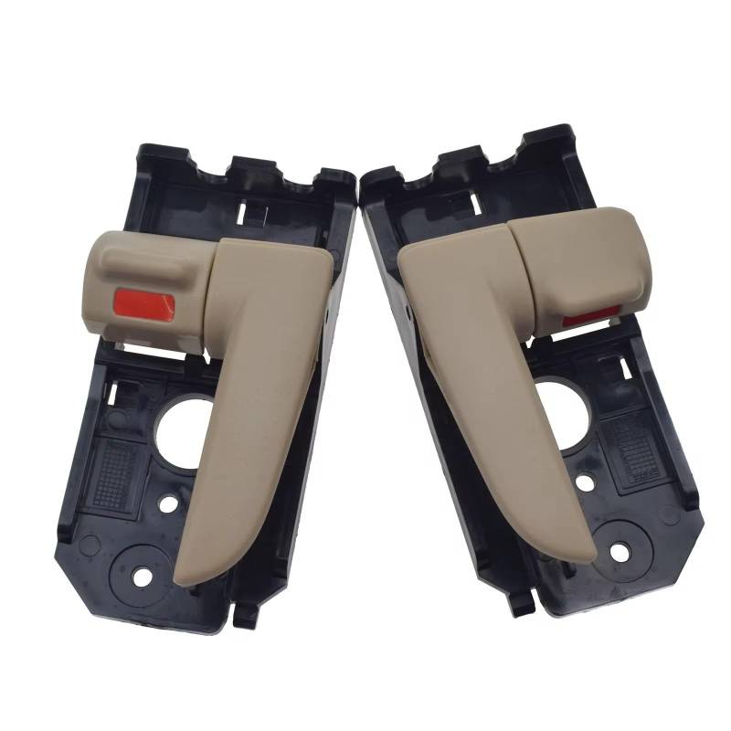sanehou Türgriff Innen Auto Kompatibel Mit Kia Für Spectra Für Spectra 5 2004–2009 1 Paar Innentürgriffe Türknauf Griff Links/rechts OEM: 826102F000 826202F000(Beige) von sanehou