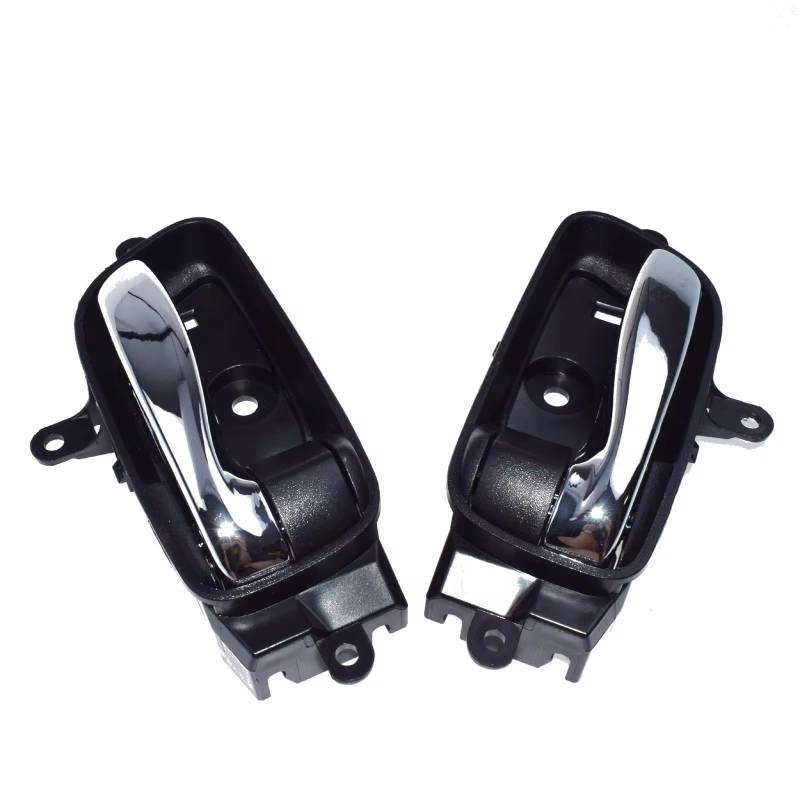 sanehou Türgriff Innen Auto Kompatibel Mit Nissan Für Altima Für Pathfinder 2013–2017 Für Titan 2017 Chrom-Schwarz-Innentürgriff Links Rechts OEM: 80671-3TA0D 80670-3TA0D(1 Pair) von sanehou