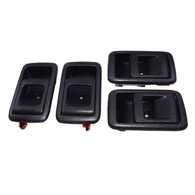 sanehou Türgriff Innen Auto Kompatibel Mit Toyota Für Tacoma 2001–2004 4 Stück Links Und Rechts Innentürgriff Schwarz Auto-Verbrauchszubehör OEM: 69205–10070 69206–10070 von sanehou