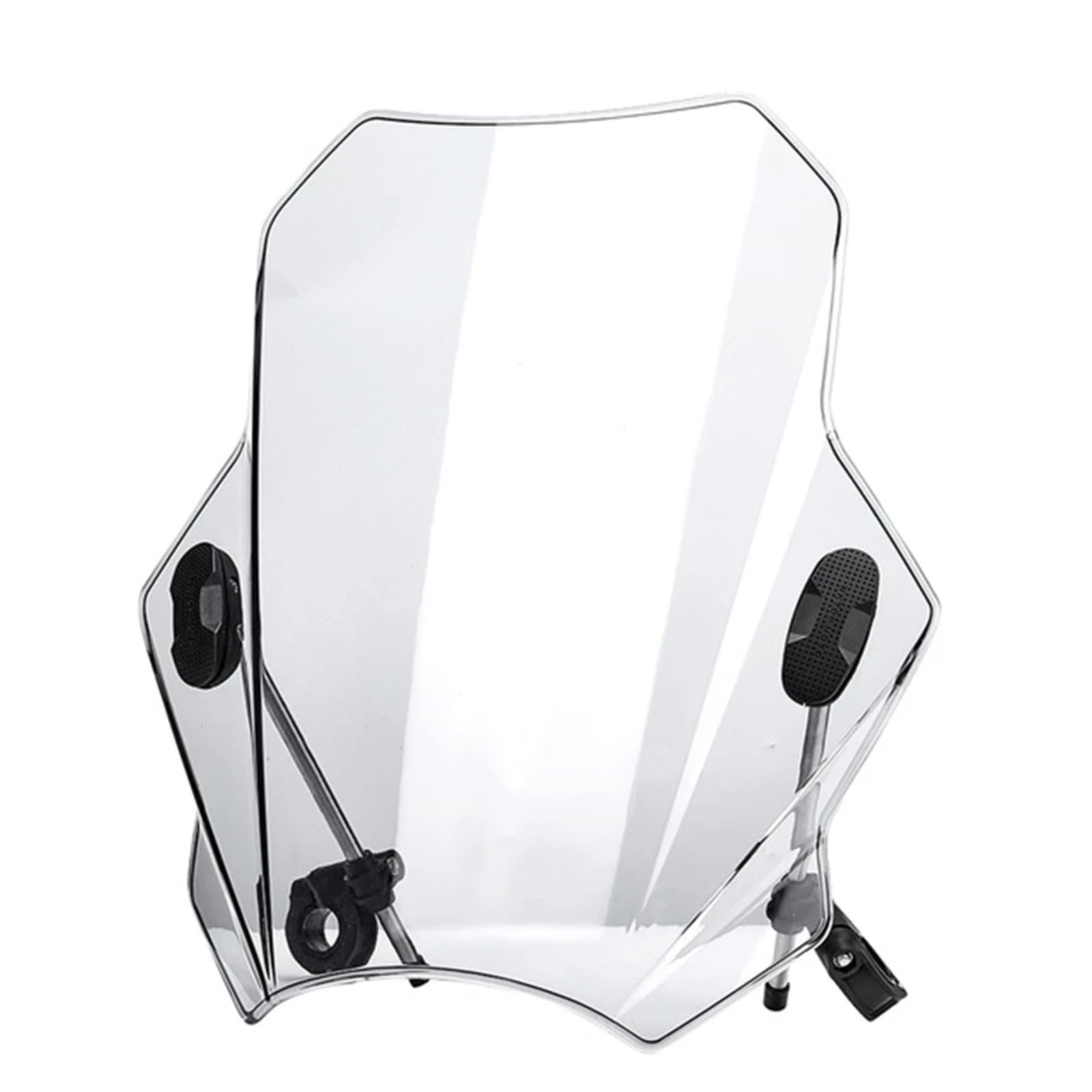 sanehou Windschild Motorrad Für G310R Für R1150R Für R1200R Fahrrad Elektrische Roller Windschutzscheibe Motorrad Universal Motorrad Windschutzscheibe Spoiler(Transparent) von sanehou