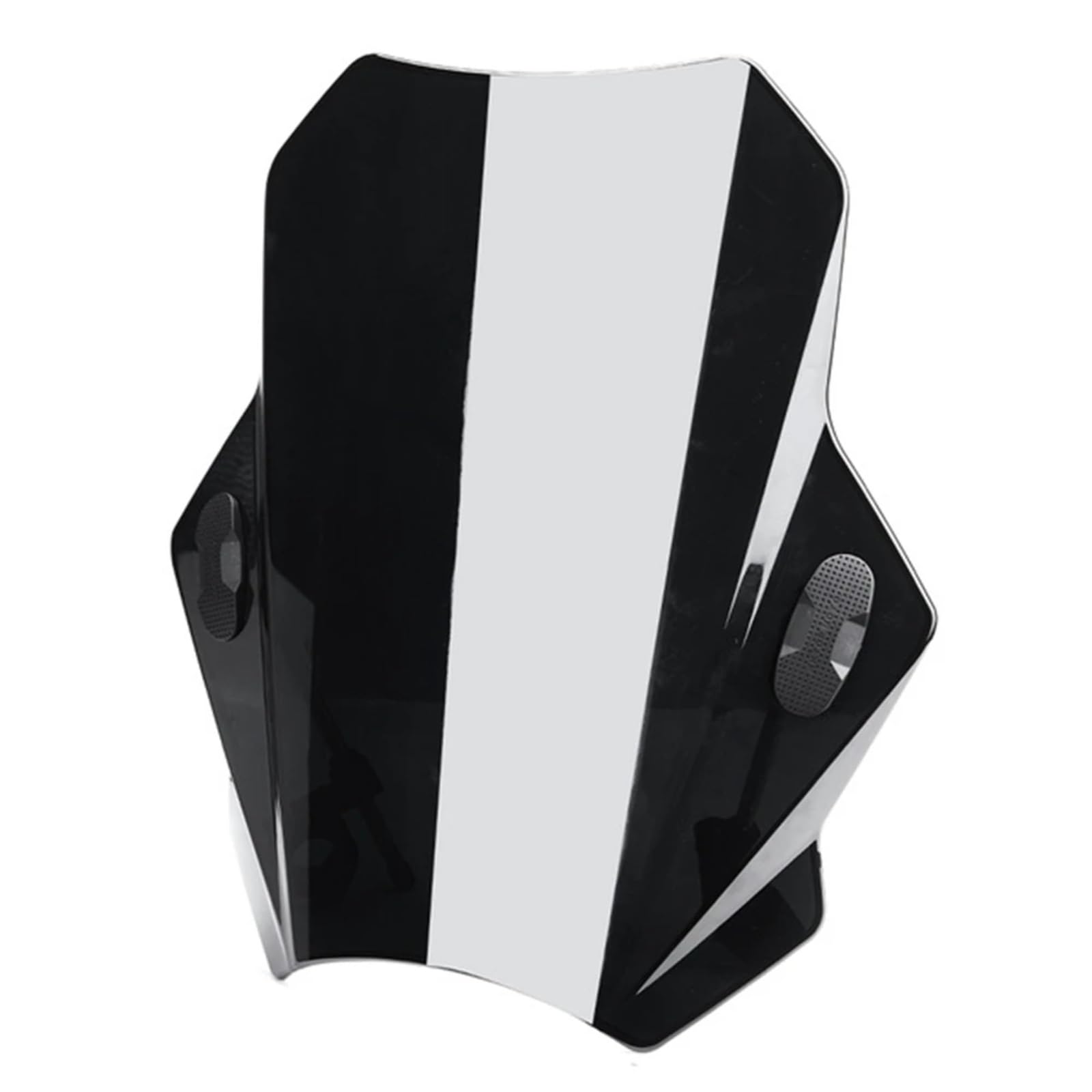 sanehou Windschild Motorrad Für G310R Für R1150R Für R1200R Fahrrad Elektrische Roller Windschutzscheibe Motorrad Universal Motorrad Windschutzscheibe Spoiler(Transparent Black) von sanehou