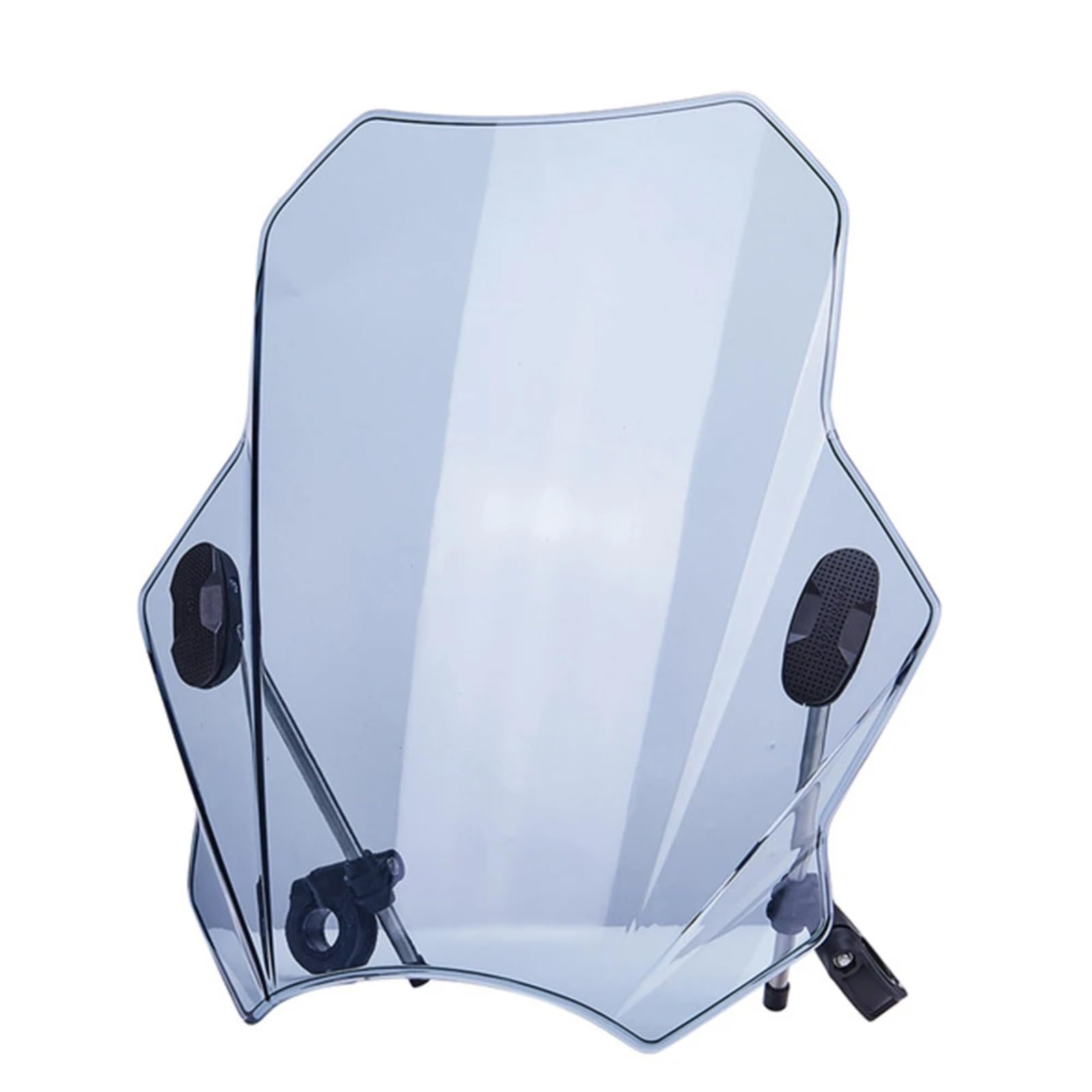 sanehou Windschild Motorrad Für G310R Für R1150R Für R1200R Fahrrad Elektrische Roller Windschutzscheibe Motorrad Universal Motorrad Windschutzscheibe Spoiler(Transparent Gray) von sanehou